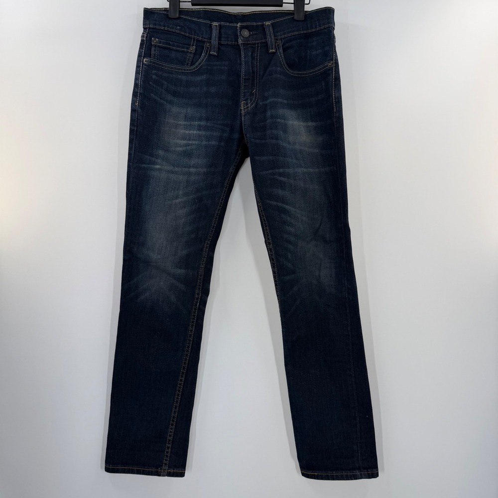 Levis 511 Slim Fit Jeans Mens 31x30 Dark Indigo Blue Stretch Denim 04511-1390